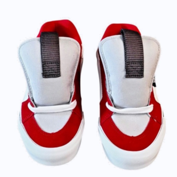 Vans Mens Chukka Push Shoes Size 7.5 Red‎ Gray White main image 4